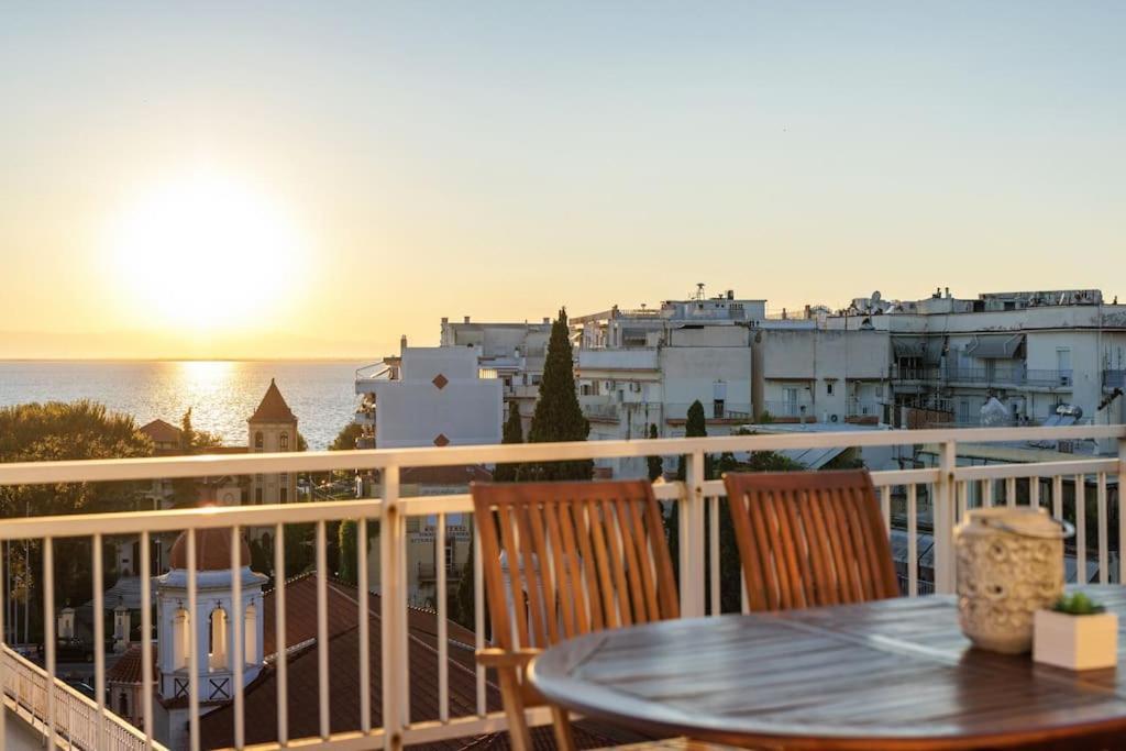 Sea View Sunset Penthouse Apartment Thessaloniki Exterior photo